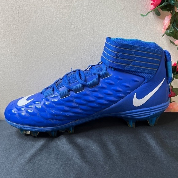 Nike Force Savage Pro 2 Blue White Football Cleats AH4000-400 Men Size 9 ? main image 15